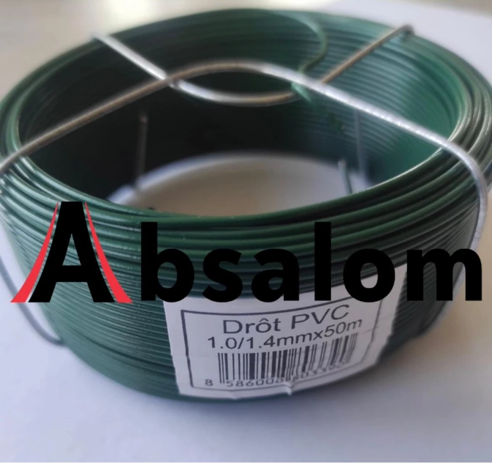 ărmă de legat plastifiată verde 1.4mm – 50ml/rolă